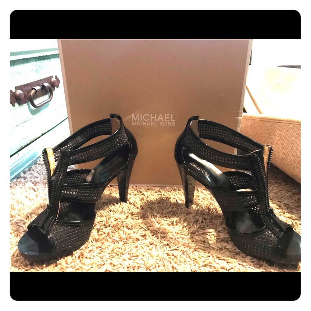 Black Michael Kors heels